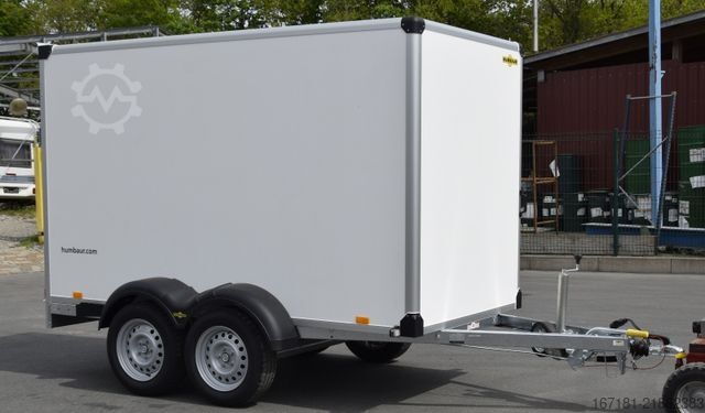 Box trailer HUMBAUR Koffer HK 253015-18P mit Überfahrwand
