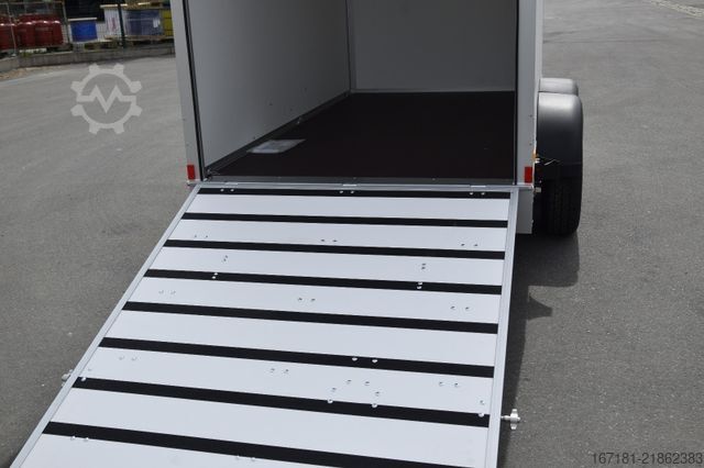Box trailer HUMBAUR Koffer HK 253015-18P mit Überfahrwand