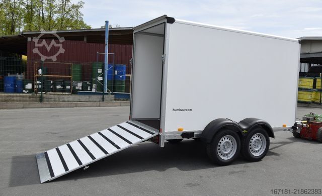 Box trailer HUMBAUR Koffer HK 253015-18P mit Überfahrwand