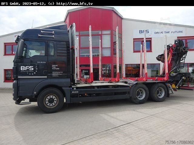 Holztransporter LKW MAN TGX 26.510 6x4 BL Kurzholz, Sicherheitspaket Plu