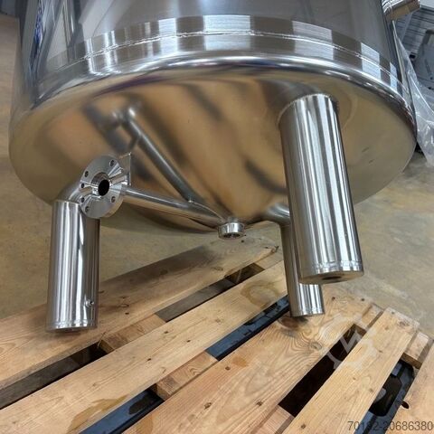 Ungebrauchter 500 Liter Lagertank stehend aus V4A Waldner K0189