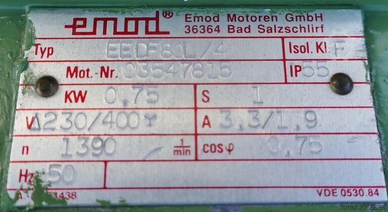 3000 Liter Rührwerksbehälter aus V2A mit seitlichem Propellerrührwerk B0070
