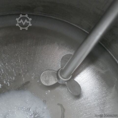 261 Liter Rührwerksbehälter aus V4A mit Propellerrührwerk Heinrich Nowak B0067