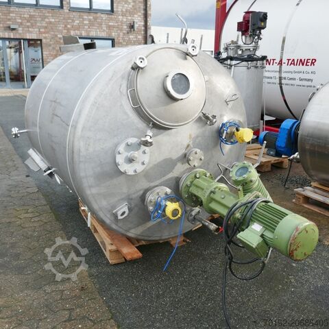 2500 Liter Rührwerksbehälter aus V4A mit Propellerrührwerk GIG GRILL & GROSSMANN B0065