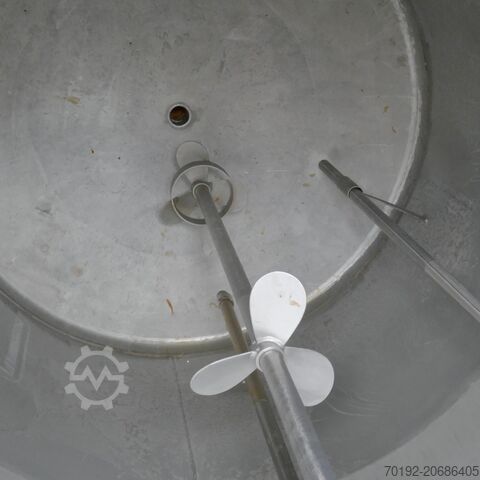 2500 Liter Rührwerksbehälter aus V4A mit Propellerrührwerk GIG GRILL & GROSSMANN B0065