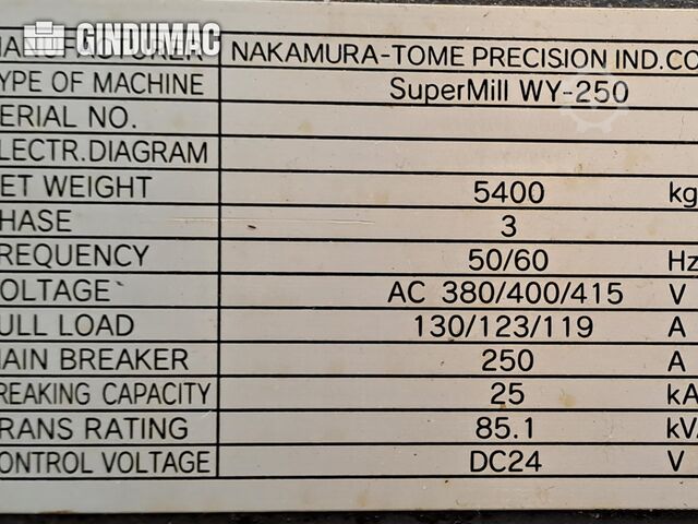 NAKAMURA-TOME WY 250 NAKAMURA-TOME WY 250
