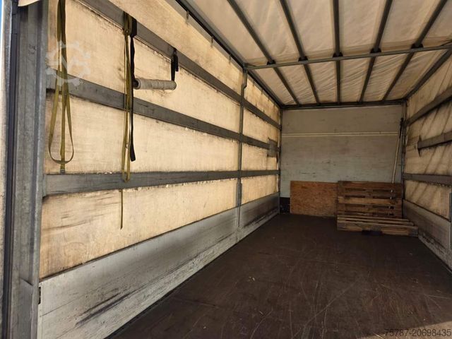 Transporter mit Pritsche & Plane IVECO 80-220 Eurocargo, Gardine, Ladebordwand, 1.Hand