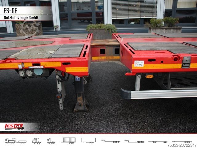 Working platform semitrailer FAYMONVILLE MAX210 Telesattel Megatrailer