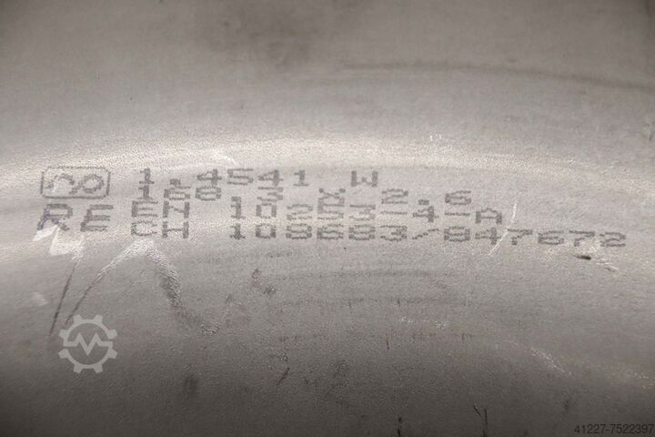 Edelstahlrohrbogen 90° DN150 unbekannt 168,3 x 2,6 1.4541