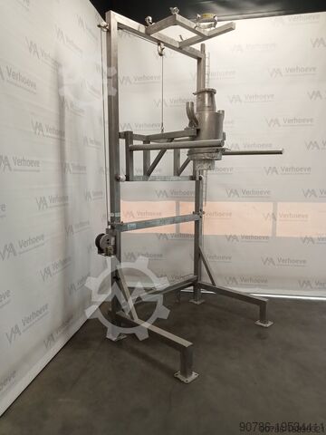 Stainless steel Big bag filling machine filling station VD Procestechniek 