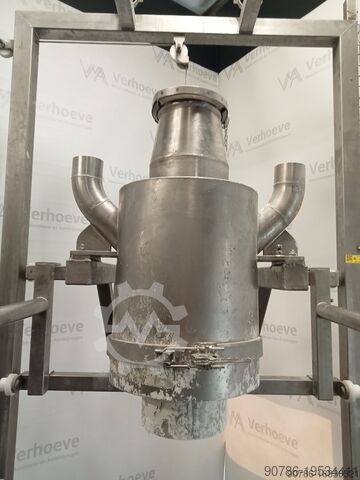 Stainless steel Big bag filling machine filling station VD Procestechniek 