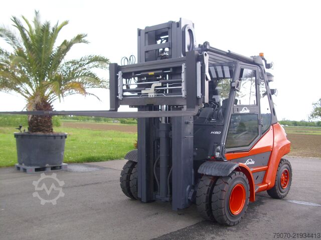 Front loader forklift Linde H80D-03-X396 EVO TRIPLEX - ZVG/SS - KABI