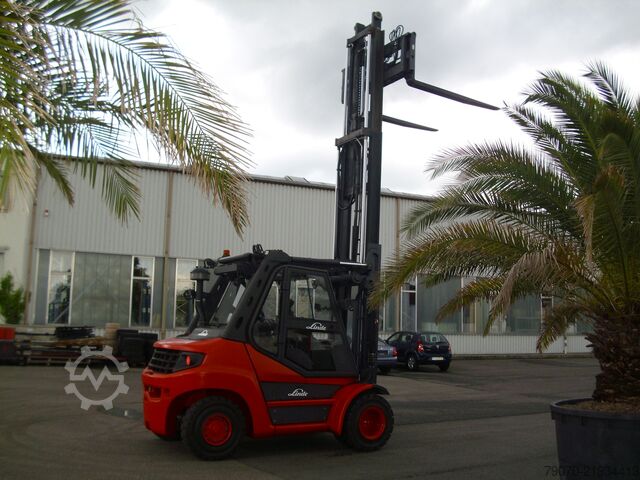 Front loader forklift Linde H80D-03-X396 EVO TRIPLEX - ZVG/SS - KABI