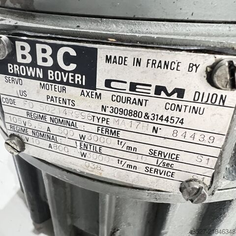 Motor BBC BROWN BOVERI FD 50214R996 - MA17H