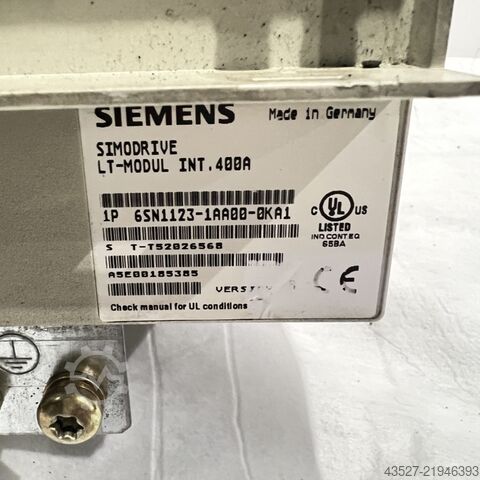 Elektronik / SPS-Steuerungen SIEMENS 6SN1123-1AA00-0KA1