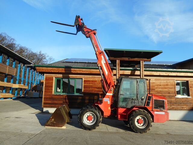 Radlader Schäffer 870T mit Teleskoparm und Euro Aufnahme