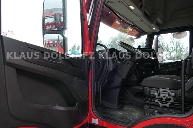Flatbed truck with tarp IVECO 190S46 S-Way Pritsche Plane Retarder LBW Euro 6