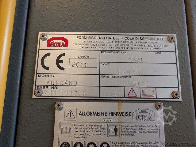 Herdwagenofen Ficola Vulcano 11 m³