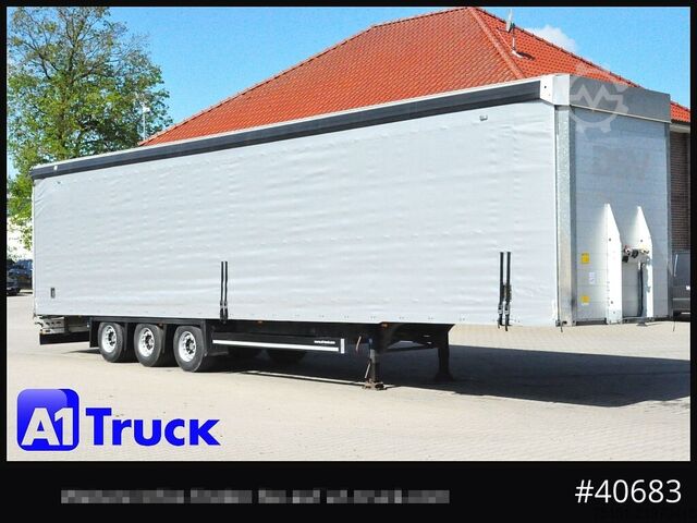 Open semitrailer with tarp SCHMITZ SCB  24, Mega, Speed Curtain, VDI 2700, TÜV 10/2026