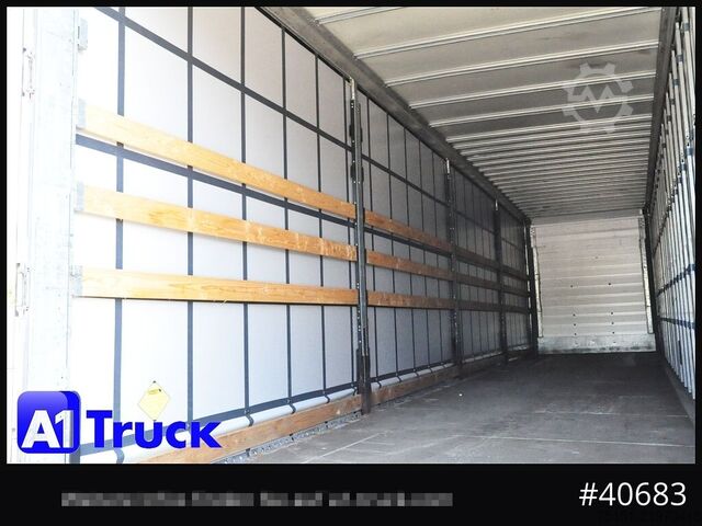 Open semitrailer with tarp SCHMITZ SCB  24, Mega, Speed Curtain, VDI 2700, TÜV 10/2026