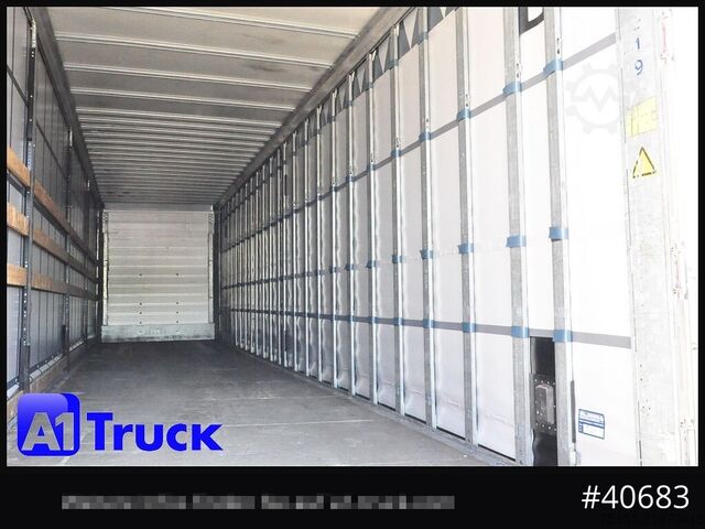 Open semitrailer with tarp SCHMITZ SCB  24, Mega, Speed Curtain, VDI 2700, TÜV 10/2026