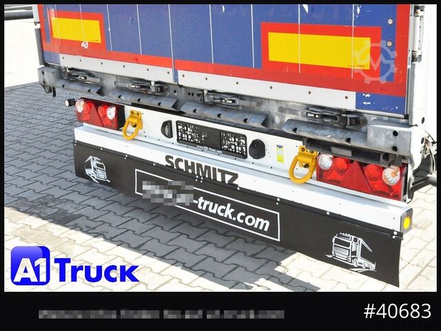 Open semitrailer with tarp SCHMITZ SCB  24, Mega, Speed Curtain, VDI 2700, TÜV 10/2026