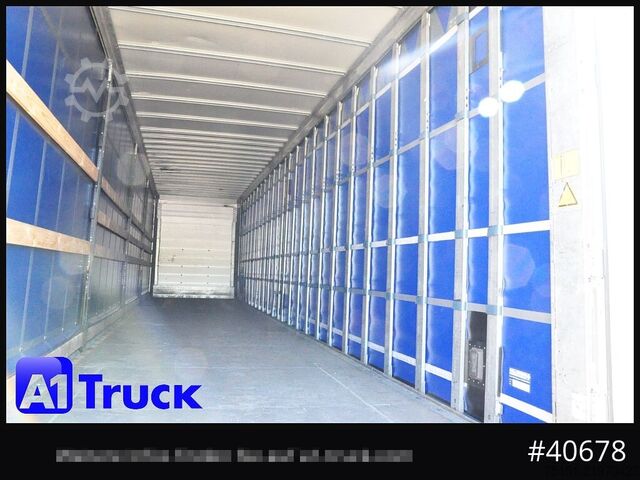 Open semitrailer with tarp SCHMITZ SCB  24, Mega, Speed Curtain, VDI 2700, deutsche Zulassung