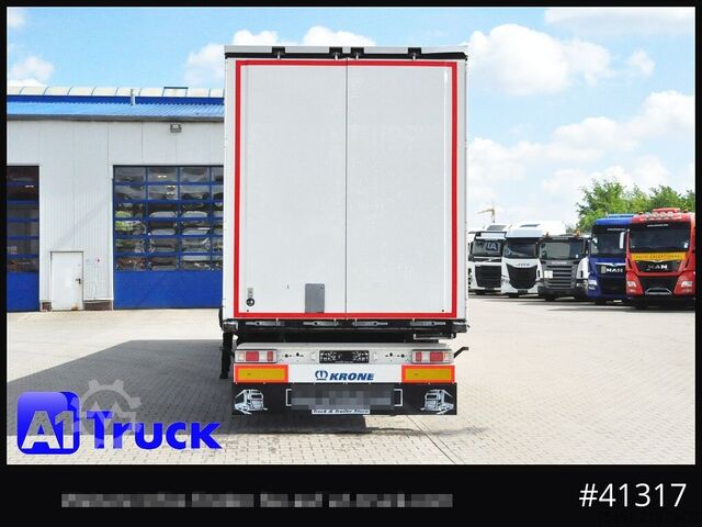 Open semitrailer with tarp KRONE SD Tautliner, TOP Zustand, Liftachse, Palettenkasten