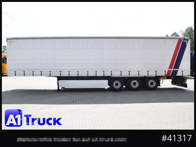 Open semitrailer with tarp KRONE SD Tautliner, TOP Zustand, Liftachse, Palettenkasten