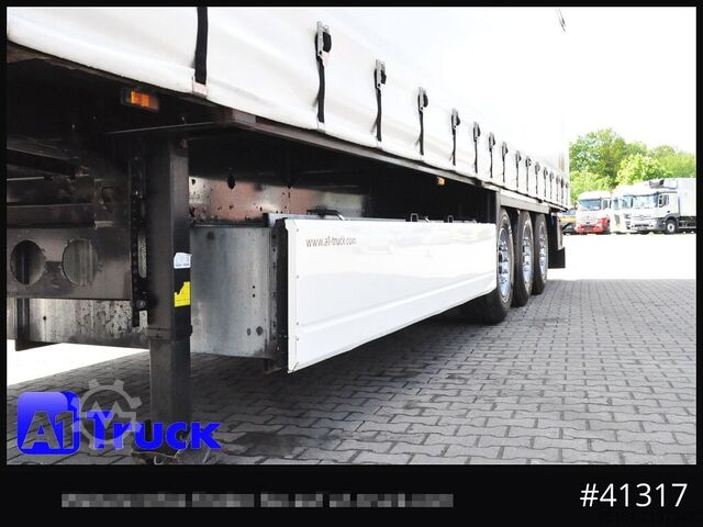 Open semitrailer with tarp KRONE SD Tautliner, TOP Zustand, Liftachse, Palettenkasten