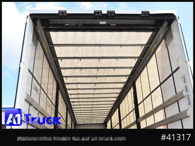 Open semitrailer with tarp KRONE SD Tautliner, TOP Zustand, Liftachse, Palettenkasten