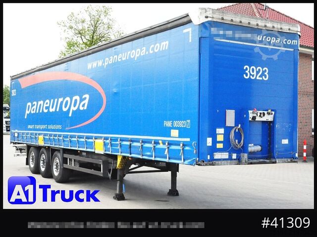 Open semitrailer with tarp SCHMITZ Tautliner, Code XL, Coil,  Laufschiene defekt