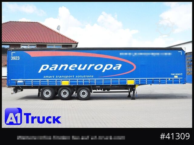 Open semitrailer with tarp SCHMITZ Tautliner, Code XL, Coil,  Laufschiene defekt