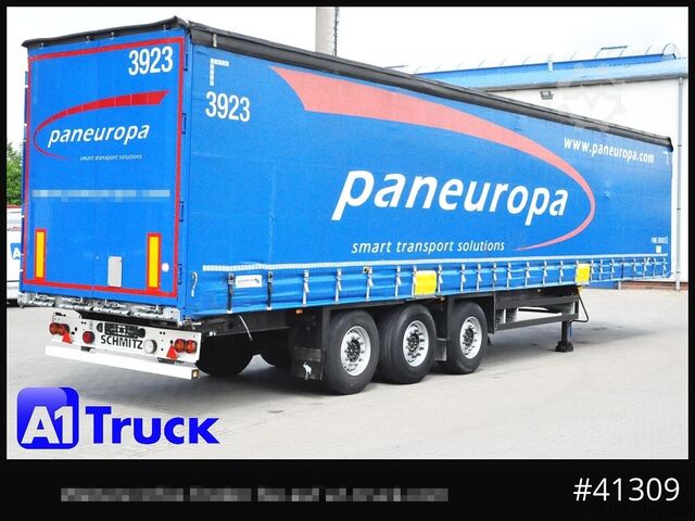Open semitrailer with tarp SCHMITZ Tautliner, Code XL, Coil,  Laufschiene defekt