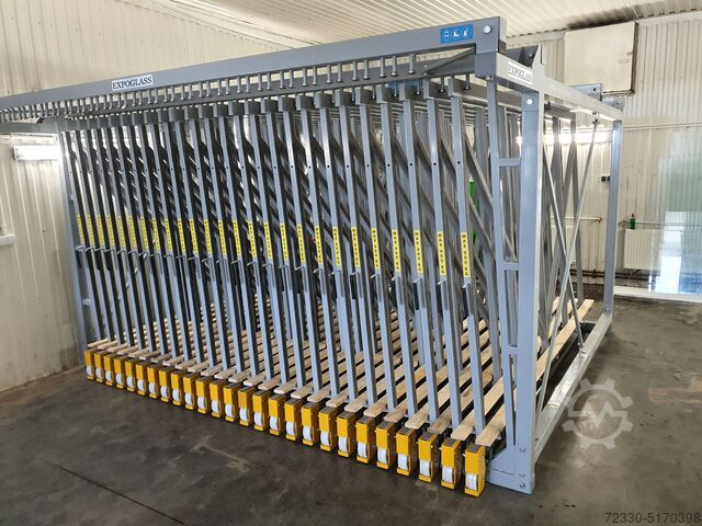 SLIDING RACK FOR GLASS M80-26 EXPOGLASS ® M80 - 26 S