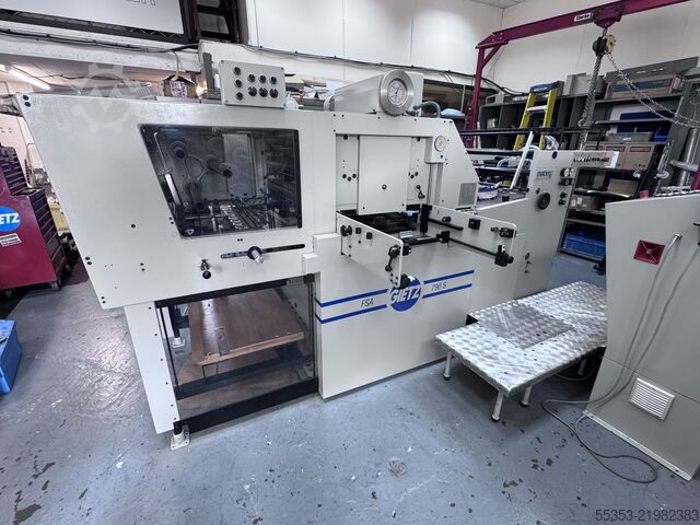 Foil stamping machine Gietz FSA 790S