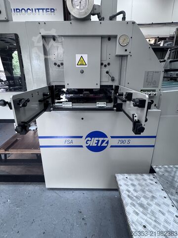 Foil stamping machine Gietz FSA 790S