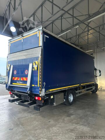 Flatbed truck with tarp IVECO ML 140 E 250
