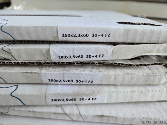 Saw blades set for Multiple rip saws PILANA 290x2,5/ 60 u. 250x2,3/ 60