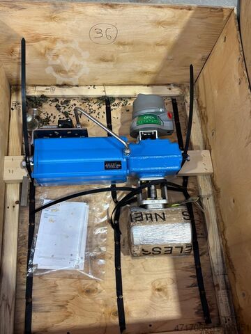 Lot of valves with pneumatic actuator VALMET NELES VANNES ACTIONNEURS PNEUMATIQUES