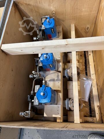 Lot of valves with pneumatic actuator VALMET NELES VANNES ACTIONNEURS PNEUMATIQUES