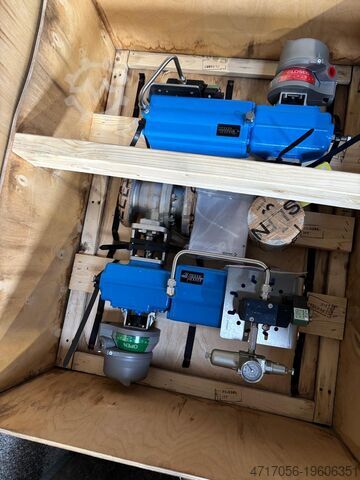 Lot of valves with pneumatic actuator VALMET NELES VANNES ACTIONNEURS PNEUMATIQUES