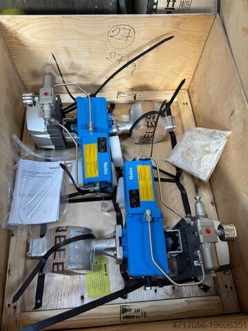 Lot of valves with pneumatic actuator VALMET NELES VANNES ACTIONNEURS PNEUMATIQUES
