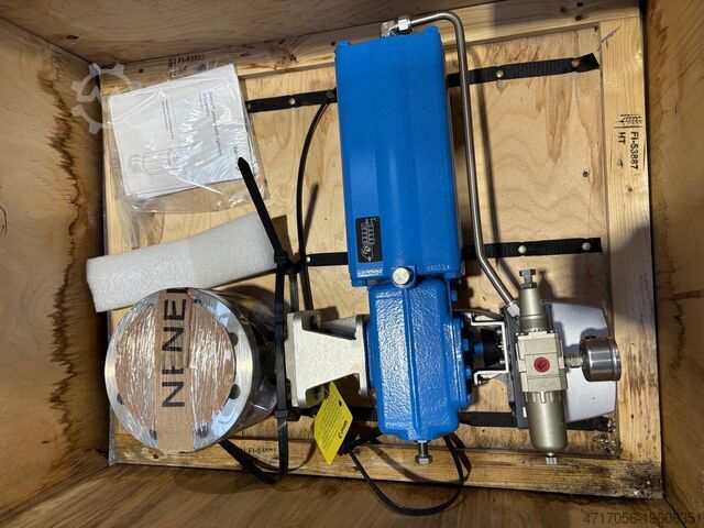 Lot of valves with pneumatic actuator VALMET NELES VANNES ACTIONNEURS PNEUMATIQUES