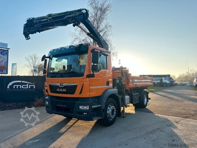 Autokran MAN TGS 18.290 4x2 Kipper KRAN 12m FUNK AHK