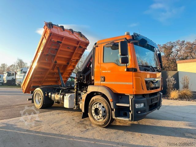 Autokran MAN TGS 18.290 4x2 Kipper KRAN 12m FUNK AHK