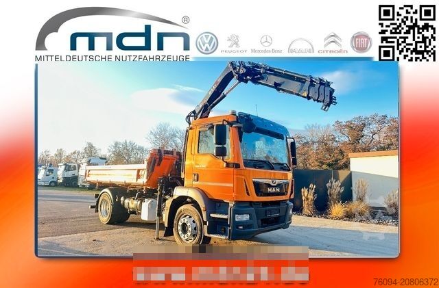 Kipper LKW MAN TGS 18.290 4x2 Kipper KRAN 12m FUNK AHK