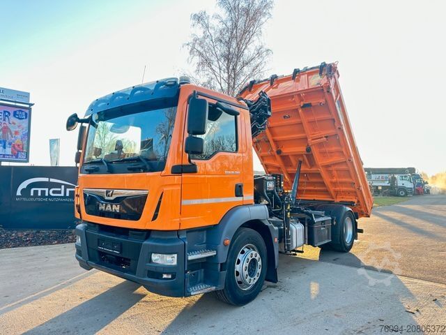 Kipper LKW MAN TGS 18.290 4x2 Kipper KRAN 12m FUNK AHK