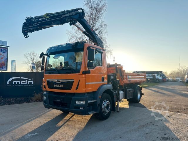 Kipper LKW MAN TGS 18.290 4x2 Kipper KRAN 12m FUNK AHK