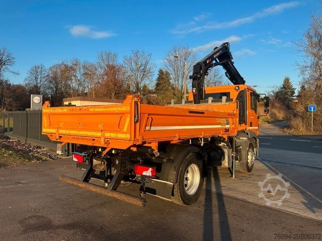 Kipper LKW MAN TGS 18.290 4x2 Kipper KRAN 12m FUNK AHK